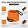 Auto Family 20T - 9M Heavy Duty Synthetic Winch Rope &ndash; Off-Road Recovery Tow Rope with Reinforced Loops, High Strength Braided Cable for SUV, Truck, ATV, UTV