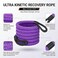 Auto Family 25T - 9M Heavy Duty Synthetic Winch Rope &ndash; Off-Road Recovery Tow Rope with Reinforced Loops, High Strength Braided Cable for SUV, Truck, ATV, UTV