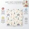 Auto Family 180 * 200cm Baby Play Mat Foam Folding Floor Mat, Soft Crawling Mat for Infants &amp; Toddlers, Non-Toxic Waterproof Reversible Kids Playmat, Thick Anti-Slip Activity Mat (Red)