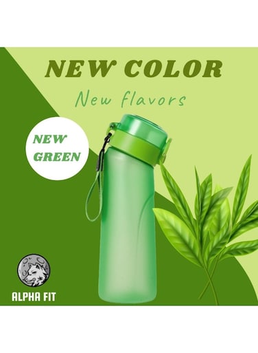 Fit PRO Air Up Compatible Water Bottle 750ml Premium Matte with 3 Flavor Pods &acirc;&euro;&ldquo; New Green
