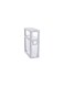 Multi Layered Adjustable Storage Box White 17x43x49cm