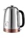 SOKANY SK-1031 2000W Electric Kettle Hot Water Kettle, 1.7L Hot Water Boiler, Clock Precision Thermometer, Auto Shut Off &amp; Boil Dry Protection, Water Level Window, Stainless Steel Body
