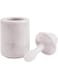Radicaln Marble Honey Pot With Dipper Lid White Handmade Honey Dispenser For . &amp; Kitchen - Honey Container Tabletop - Honey Jar