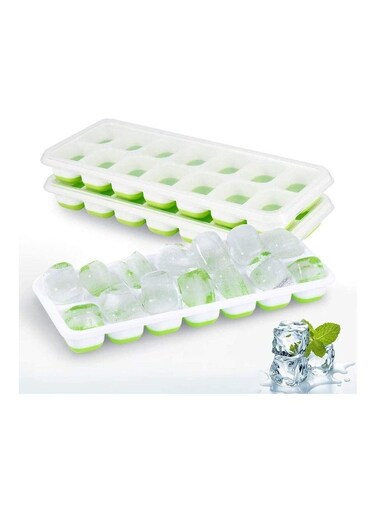Ice Cube Trays With Lids Multicolour