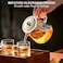 CRAFT MAGIC 950ml Borosilicate Glass Teapot for Stovetop &ndash; Clear Tea Kettle with 4 Glass Cups, Stainless Steel Removable Infuser &ndash; Blooming &amp; Loose Leaf Tea Brewer for Home, Office, Camping &amp; Travel