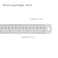 CRAFT MAGIC Heavy-Duty Stainless Steel Ruler (40cm16inch 1-Pack) Durable Metal Measuring Ruler for School, Office &amp; Craft Projects &ndash; Precision Straight Edge Tool