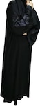 Velvet Aura Women&rsquo;s Embroidered Abaya with Hijab Set 58 size   Long Sleeve Maxi Dress   Modest Islamic Clothing for Women   Muslim Prayer Dress for Eid, Ramadan, and Everyday Wear