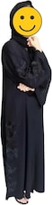 Velvet Aura Women&rsquo;s Embroidered Abaya with Hijab Set 52 size   Long Sleeve Maxi Dress   Modest Islamic Clothing for Women   Muslim Prayer Dress for Eid, Ramadan, and Everyday Wear