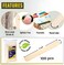 CRAFT MAGIC 120-Pack Jumbo Wooden Craft Sticks (6" x 3/4") &ndash; Premium for Waxing, DIY Crafts, Tongue Depressors, Popsicle Sticks, Woodcraft Projects &amp; Art Supplies