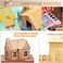 CRAFT MAGIC 120-Pack Jumbo Wooden Craft Sticks (6" x 3/4") &ndash; Premium for Waxing, DIY Crafts, Tongue Depressors, Popsicle Sticks, Woodcraft Projects &amp; Art Supplies