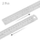 CRAFT MAGIC Heavy-Duty Stainless Steel Ruler (30cm12inch 1-Pack) Durable Metal Measuring Ruler for School, Office &amp; Craft Projects &ndash; Precision Straight Edge Tool