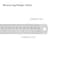 CRAFT MAGIC Heavy-Duty Stainless Steel Ruler (60cm/24inch 1-Pack) Durable Metal Measuring Ruler for School, Office &amp; Craft Projects &ndash; Precision Straight Edge Tool
