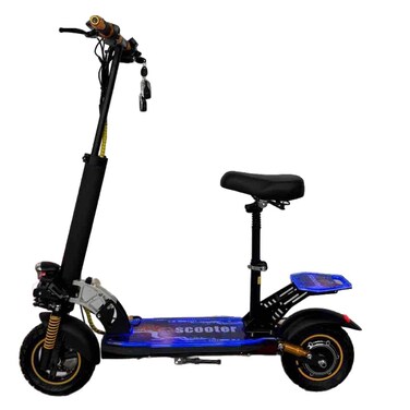 HengLi 10-Inch Acrylic Luminous Folding Electric Scooter
