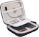 Lacdo 2-in-1 External SSD Carrying Case for SanDisk Extreme Portable External SSD SDSSDE60-G25  G-Technology G-Drive Mobile SSD 250G 500G 1TB 2TB USB 3.1 USB-C Shockproof Protective Travel Bag Black