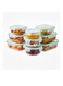 9 Pcs Container Set with Locking Lids, Food Storage Containers, Stackable Kitchen Organizer Boxes, BPA Free &amp; Microwave Freezer Dishwasher Safe Airtight Meal Prep
