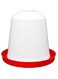 POLMARK C12.1 - 0.75L POULTRY DRINKER WHITE/RED - PM