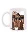 Chocolate Cake Printed Coffee Mug White/Brown/Black 11ounce