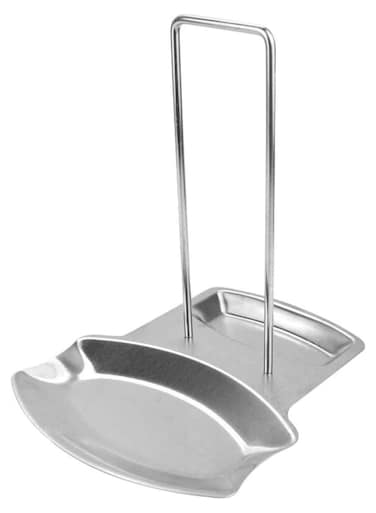 Kitchen Spoon Rest Pot Lid Holder Stainless Steel Pot Lid Stand Shelf Spoon Ladle Rest Kitchen Tool