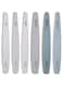 Nail File and Buffer Set, 6 Pcs Professional Nail File Kit for Acrylic and Natural Nails, 100/150/180/220/240/280/1000/4000 Grit Soft Nail Filer Gel Nail Files &amp; buffers Filing Emery Board Home Salon