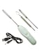 Chargeable Electric Vegetable Corer White 5x8x20cm