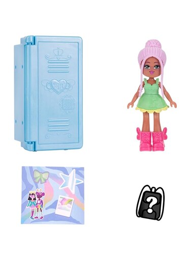 Royale High Nature Series Mystery Backpack Inside Locker - Surprise Locker 3-Inches S2, Doll with 9 Pieces, Official Figures