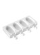 Mini Classic Ice Cream Mould Set White 18mm