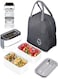 Stainless Steel Double Layer Lunch Box, Leakproof Lunchbox, Food Storage Box Lnsulation Bags