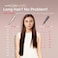 Upgraded Automatic Rotating Curling Iron - TYMO CurlPro Plus Long Barrel Curling Wand for Long Hair, Ceramic Hair Curler for Women, Anti-Scald, Tangle-Free, 600M Ionic, Dual Voltage, Gold, 25 mm