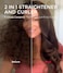 TYMO STYLUX Thermal Brush - Heated Round Curling Brush, Blowout Volumizer with Flexi-Fit Tech for Hair Styling, Curling Styler Tool, Hair Straightener and Curler 2 in 1, Dual Voltage, Gold, 44mm