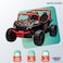 Lovely Baby Powered Riding Jeep for Kids LB 5151, Battery Operated Power Truck with Remote-Control, Light, Music, Best Gift for children 1-4 Yrs - Black