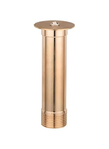 Brass Fountain Nozzle, Fountain Nozzle Column Sprinkler Spray Head, Dome Mushroom Water Column Nozzle Water Spray Sprinkler for Garden Pond Rockery(1/2 Inch DN15 and 3/4 Inch DN20)