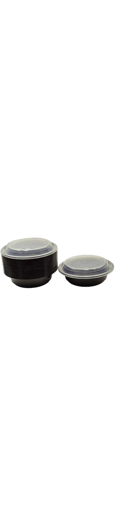 SNH Packing ECO Friendly Disposable Round Microwave Container &acirc;&euro;&ldquo; HD 16 Oz - 24 Pieces.