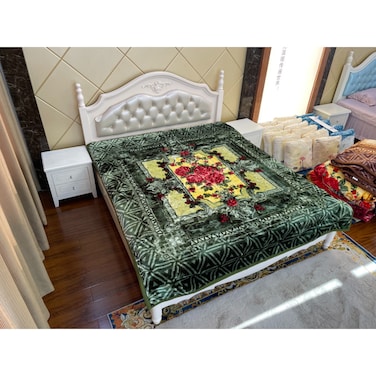 STARGOLD Double Ply Premium Cloudy Blanket Made by 100% Polyester SPUN YARN Obtained From Virgin Polyester 220X240CM 14LBS