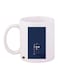 The TV Show Doctor Who Video Game Printed Coffee Mug White/Blue