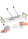 Azonee Instant Drying Stone Sink Organizer Tray, Kitchen Sink Organizer, Soap Sponge Holder Toothbrush Cup for Kitchen Sink Bathroom Counter (White)