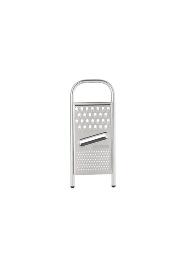 Stainless Steel 3-in-1 Flat Grater- RF12351/ with PP Base, Light-Weight and Compact Design/ Multiple Grating Style Silver