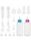Excefore Pet Nursing Feeding Bottle, 14PCS Pet Nursing Bottle Kits Kitten Milk Feeder with Replacement Silicone Nipples Feeding Tool for Kitten Puppy Newborn Pet Animals