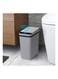 Bathroom Touchless Trash Can 12L Smart Automatic Motion Sensor Rubbish Can with Lid Electric Narrow Small Garbage Bin for Kitchen, Office, Living...