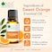 Bliss of Earth Orange Essential Oil, Citrus Aroma - 10ml, Diffuser Aromatherapy, Skin &amp; Hair Oil