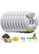 Lxiyu 8 Pack Pet Fountain Filter Cat and Dog Fountain Replacement Filters, Pet Water Fountain Activated Carbon Filter Keep Water Clean and Fresh Removes Bad Tastes and Odors (8 Pack)