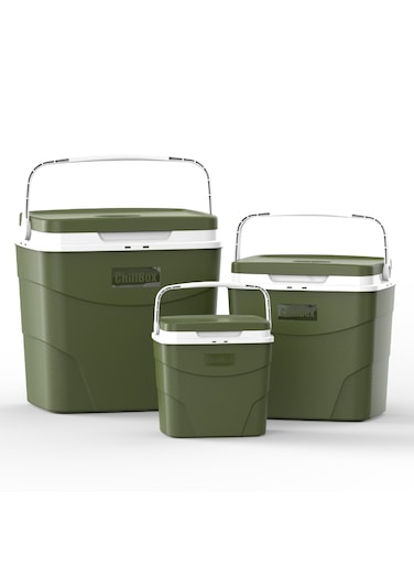 Set of 3 Iceboxes- 4, 12, 24L Value Pack(Green)