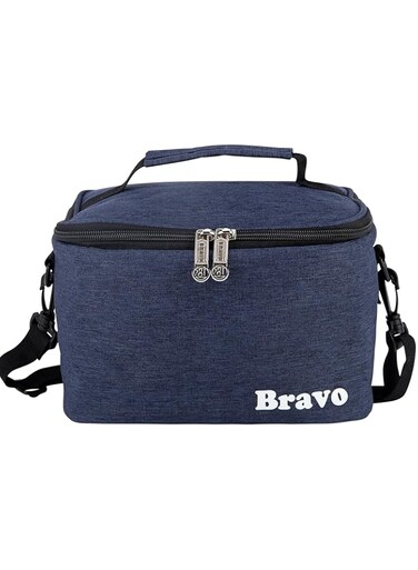 PRINCE Lunch Box Insulated Lunch Bag Large Cooler Tote Bag for Adult,Men,Women, Double Deck Cooler for Office/Picnic (24288-Navy)