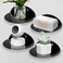 DEARLIVES 4 Pcs Mini Floating Wall Shelves Set - Self Adhesive Acrylic Display Shelves