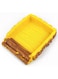 1Pcs Reptile Ramp Water Bowl Food Dish for Lizard Snake Tortoise Beard Dragon Amphibians Feeding Terrarium Habitat(15cmx12cm)