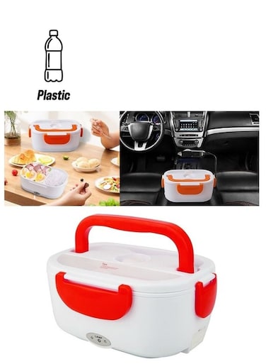 Heating Food Container Red 26 x 17 x 26cm