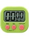 cooking timer, large numbers, loud alarm, magnetic stand, baking cooking timer, green