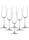 Madison Flute Champagne Glass, Set Of 6, Clear, 210 Ml, 015F07, Champagne Flutes, Champagne Glasses, Sparkling Wine Flutes, Tulips Glasses, Couple Glass Clear