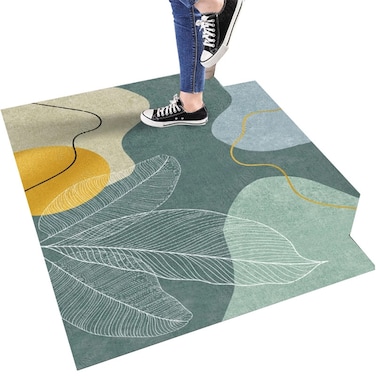 Solid Soft Non-Slip Absorbent Living Room Carpet 80x120 cm