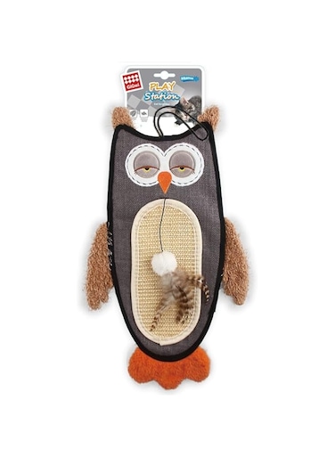 GiGwi Interactive Cat Toy Scratcher with Sisal Belly and Catnip for Indoor and Outdoor Cats and Kittens Claw Sharpener Toy