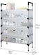 6-Tier Entryway Shoe Rack with Dustproof Doors, Multi-Layer Storage Organizer for Shoes/Toys - Space-Saving Cabinet for Hallway, Living Room, Closet